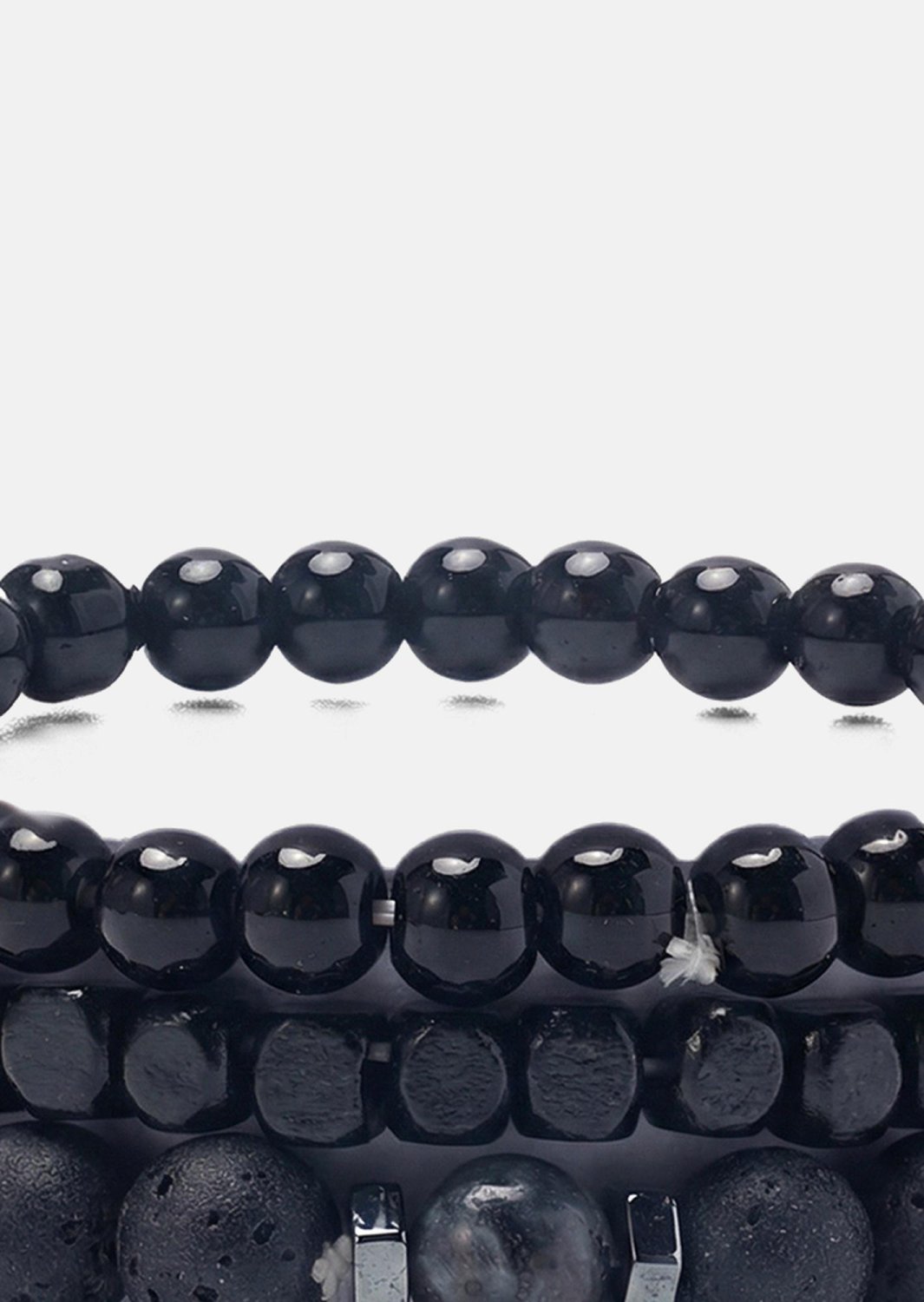 Bransoletka z koralików Obsidian Edge