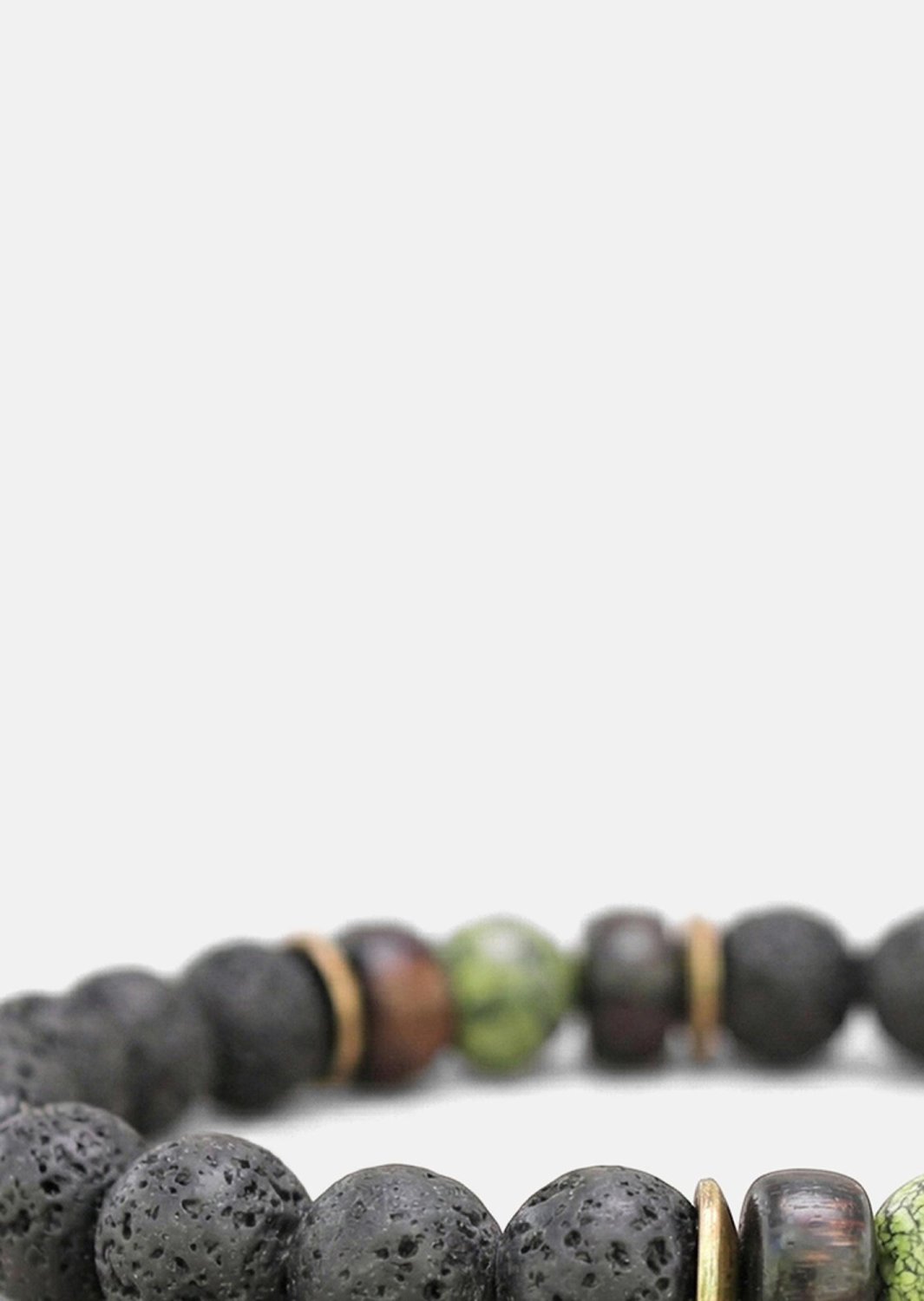 Bransoletka z koralików Obsidian Whirl