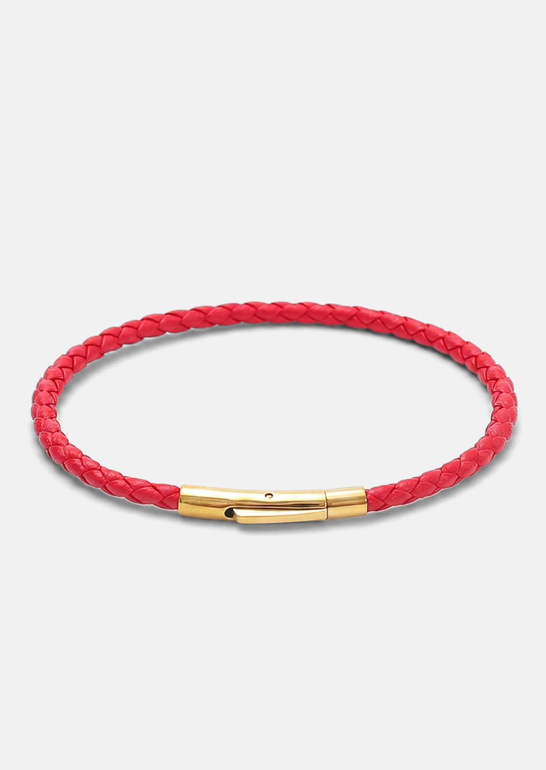Bransoletka skórzana Crimson Cadenza