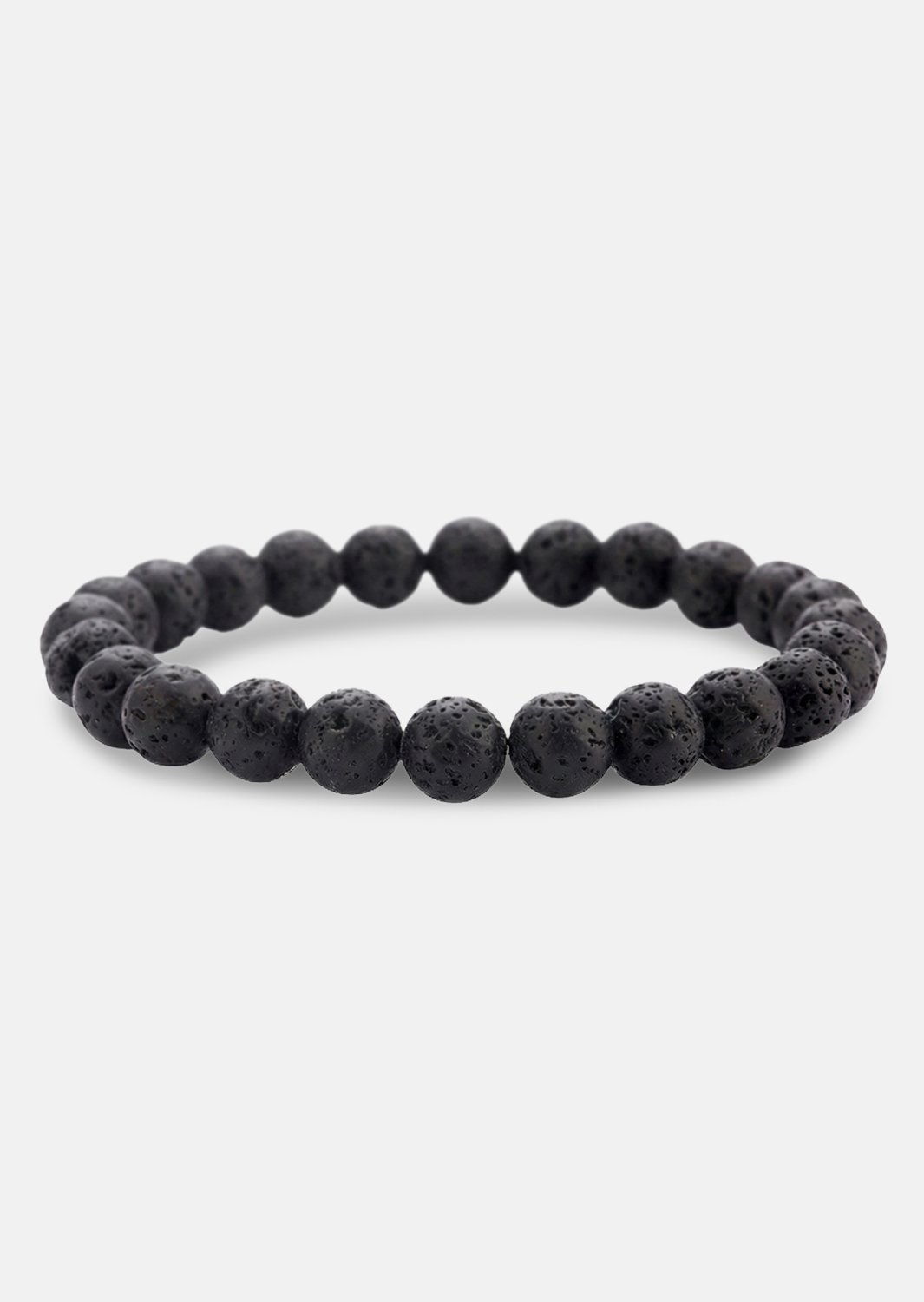 Bransoletka z koralików Obsidian Thread