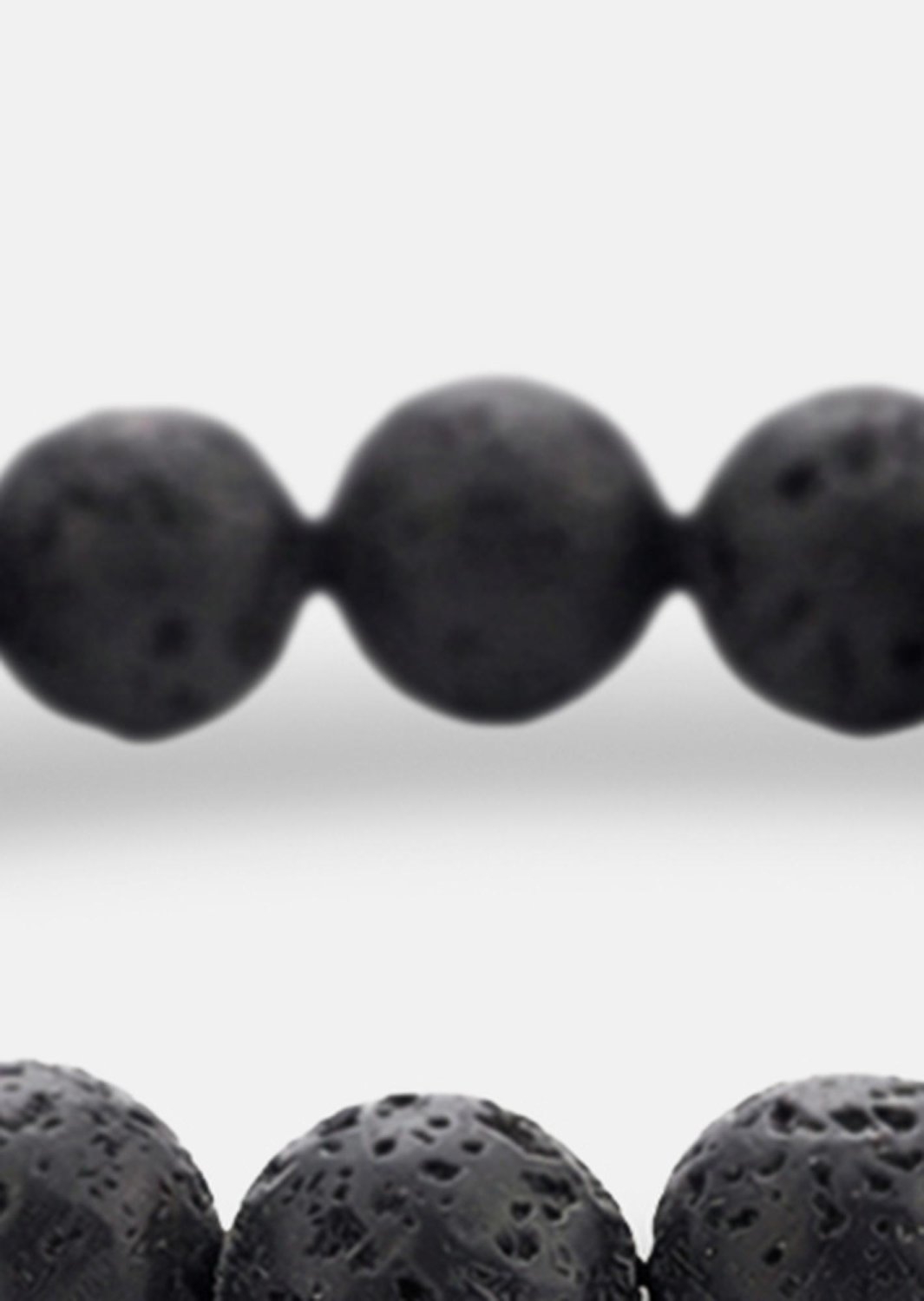Bransoletka z koralików Obsidian Thread
