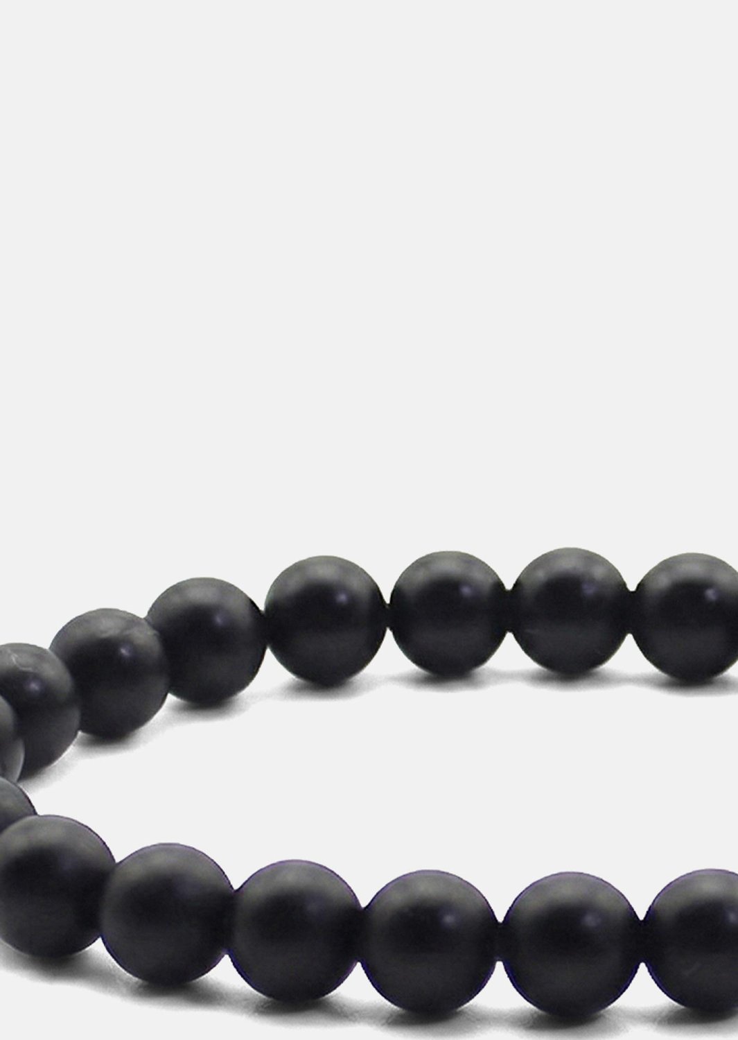 Bransoletka z koralików Obsidian Whisper