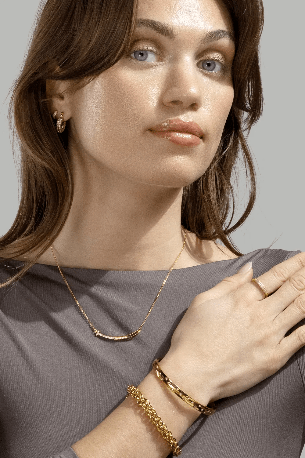 Bransoletka Royal Braid - 18k Pozłacana