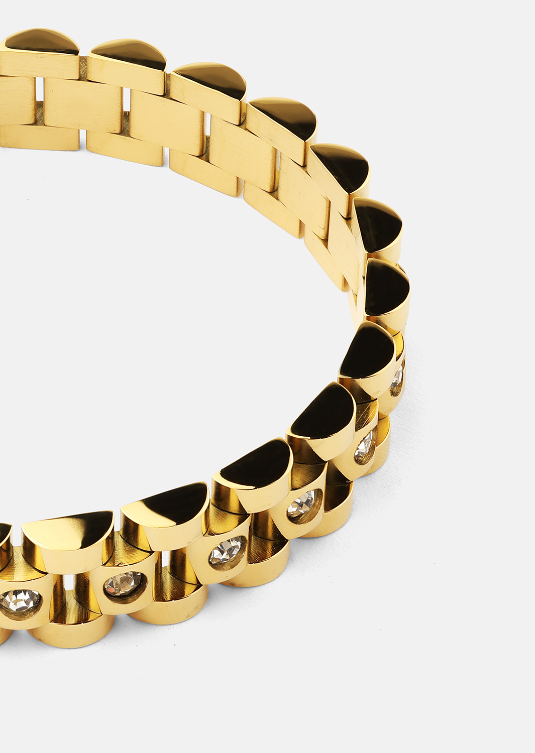 Bransoletka Bold Elegance - 18k Pozłacana
