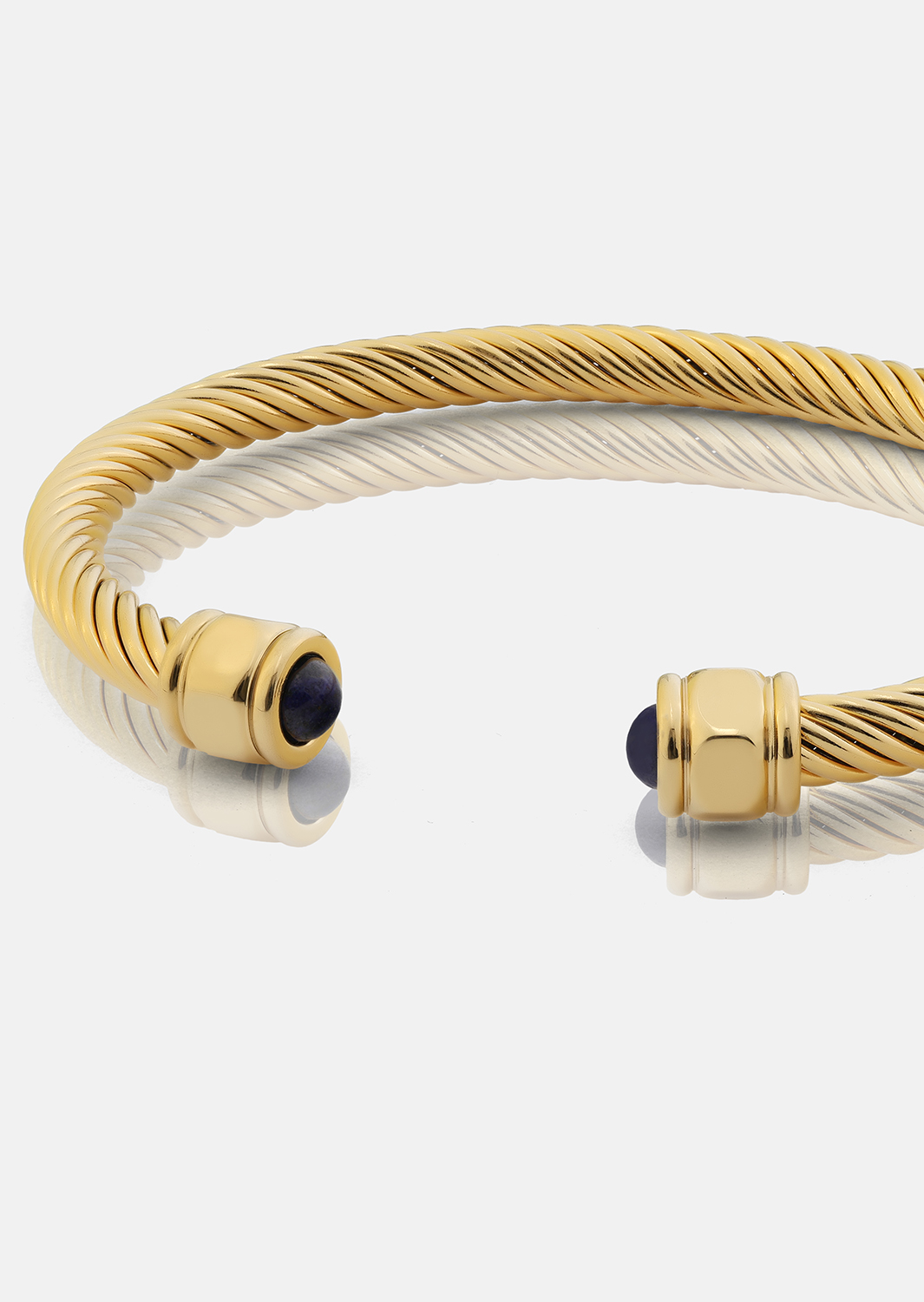 Bransoletka Aumaura Blue - 18k Pozłacana