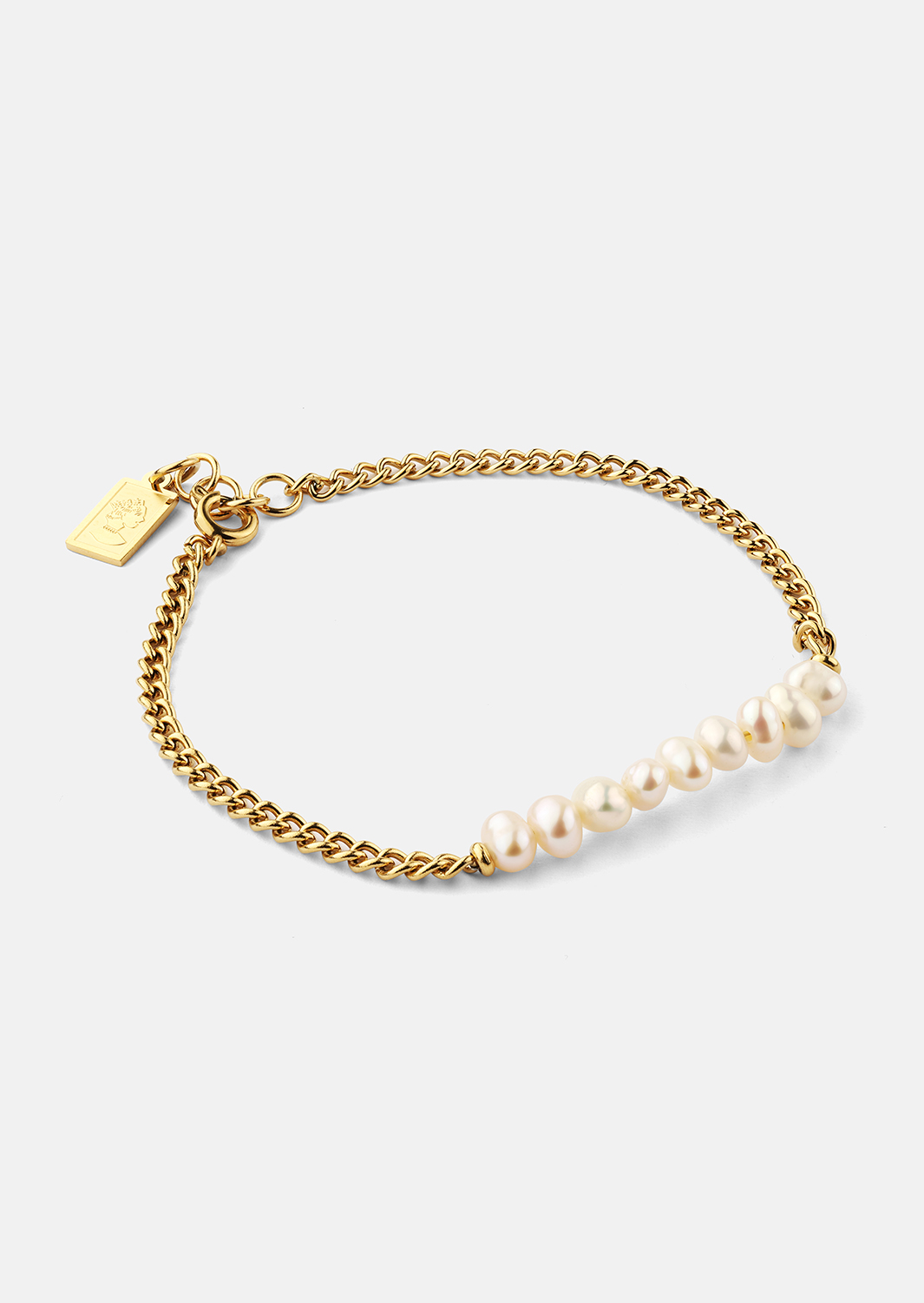 Bransoletka Golden Pearl Chain - 18k Pozłacana