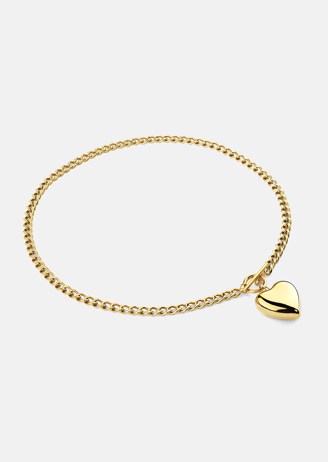Heart of Gold Charm - 18k Pozłacany