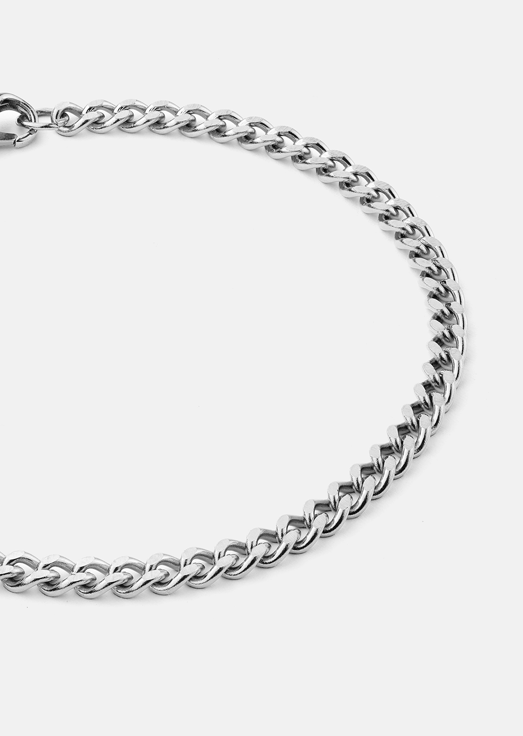 Silver Link Chain Bracelet - Posrebrzana
