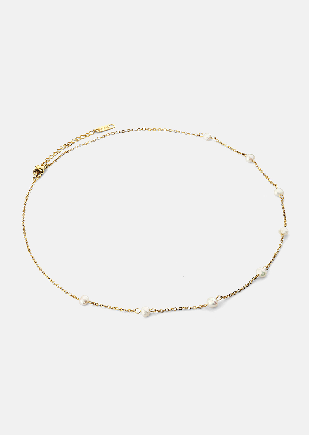 Naszyjnik Lunaria - 18k Pozłacany