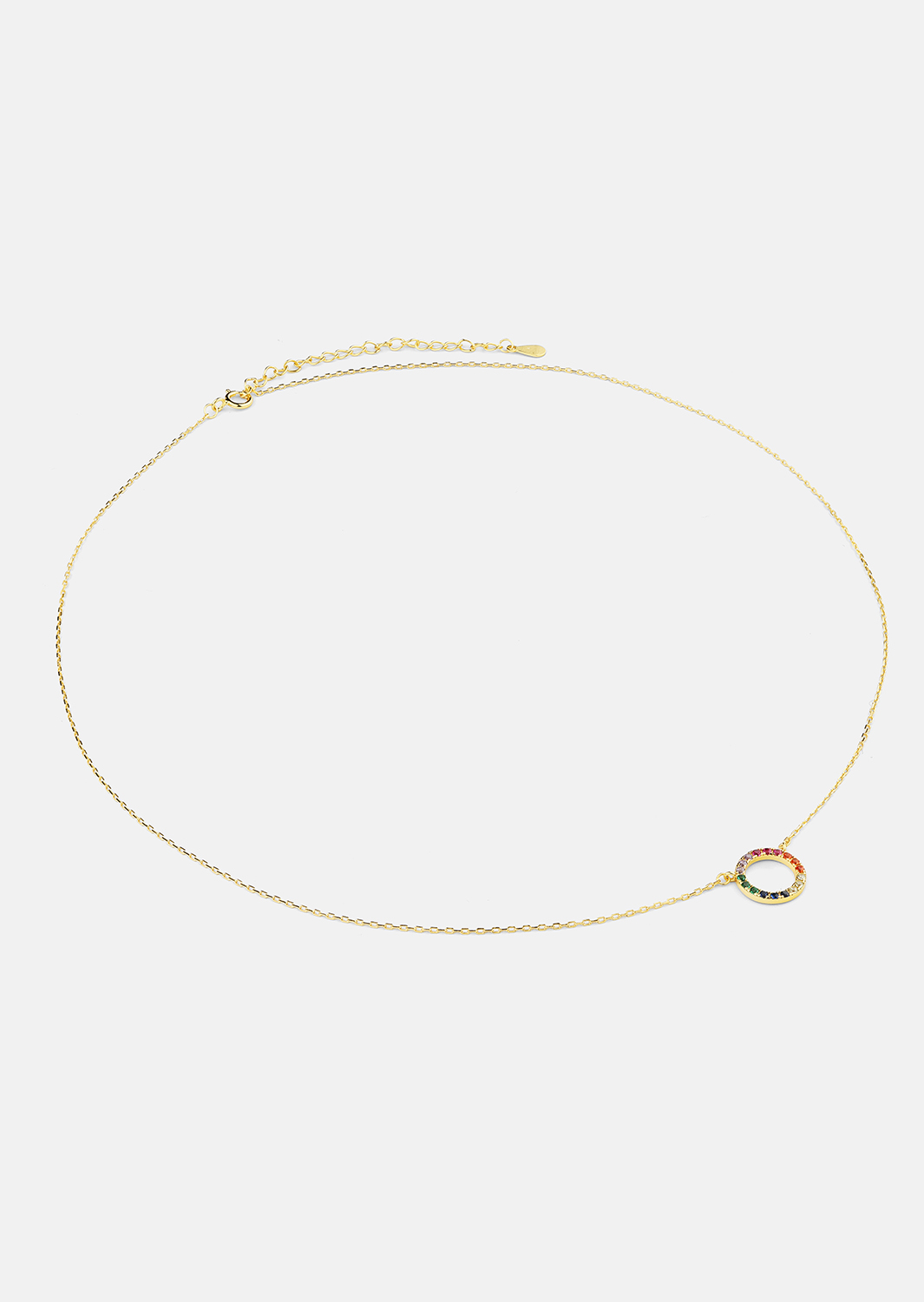 Naszyjnik Color Whisper - 18k Pozłacany