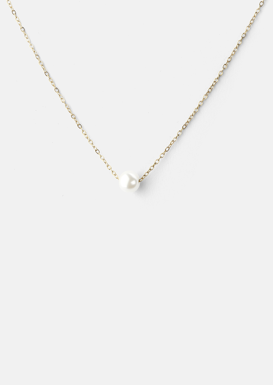 Naszyjnik Mini Pearl - 18k Pozłacany