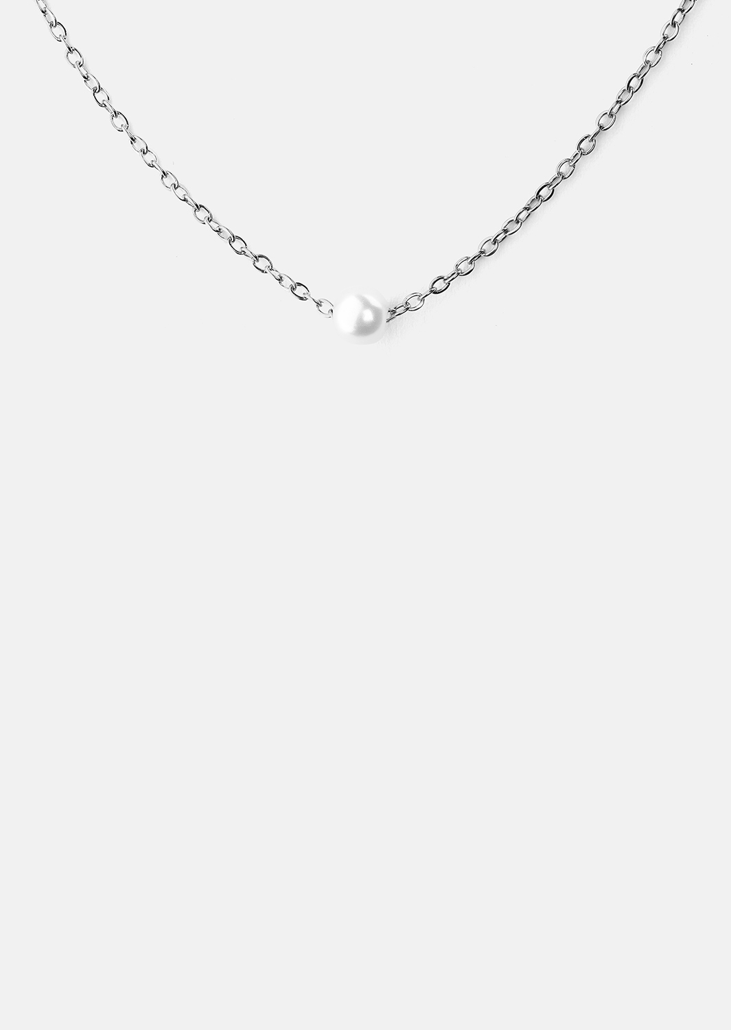 Naszyjnik Pearl Grace – Silver Plated