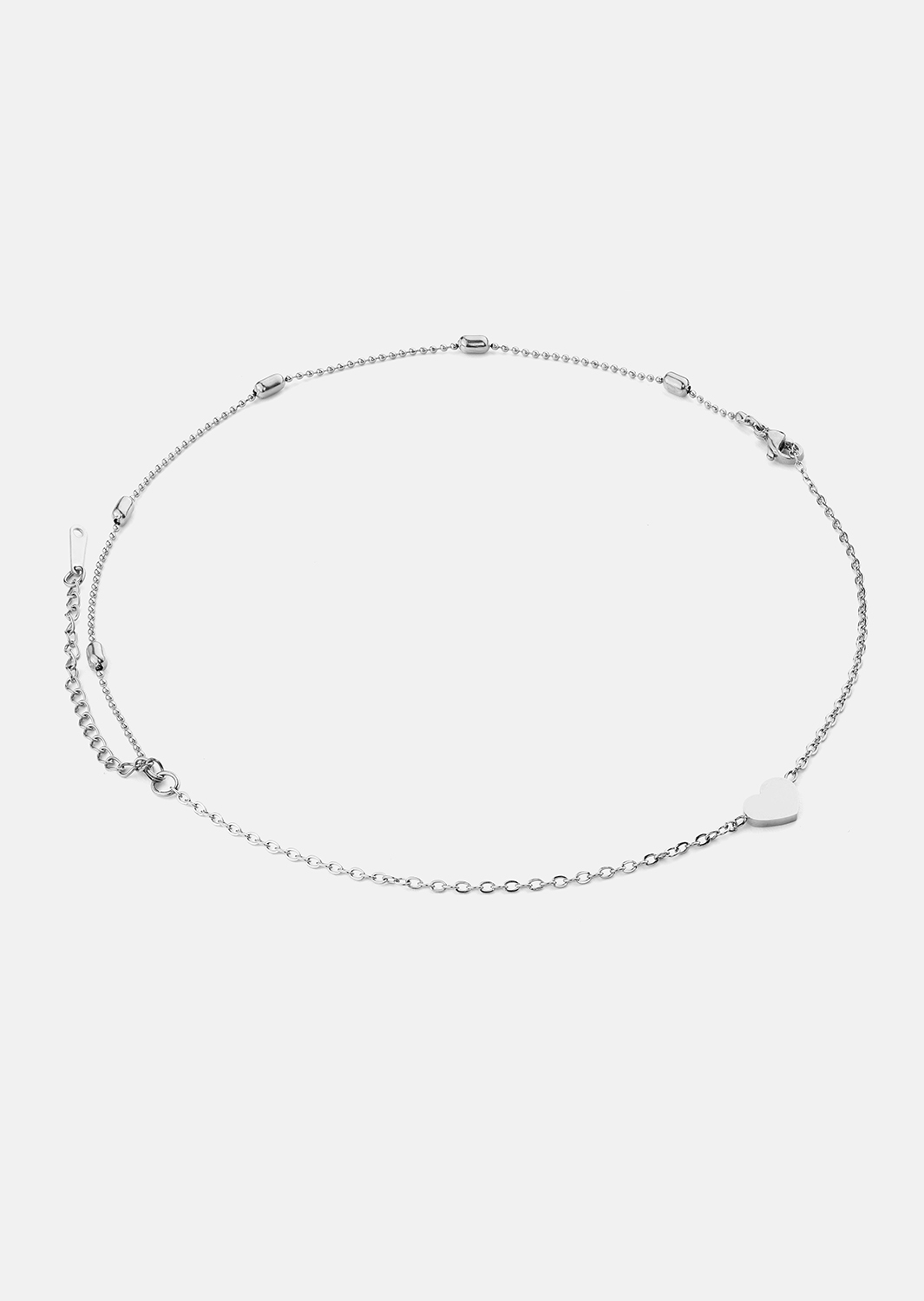 Bransoletka Heart Chain – Posrebrzana