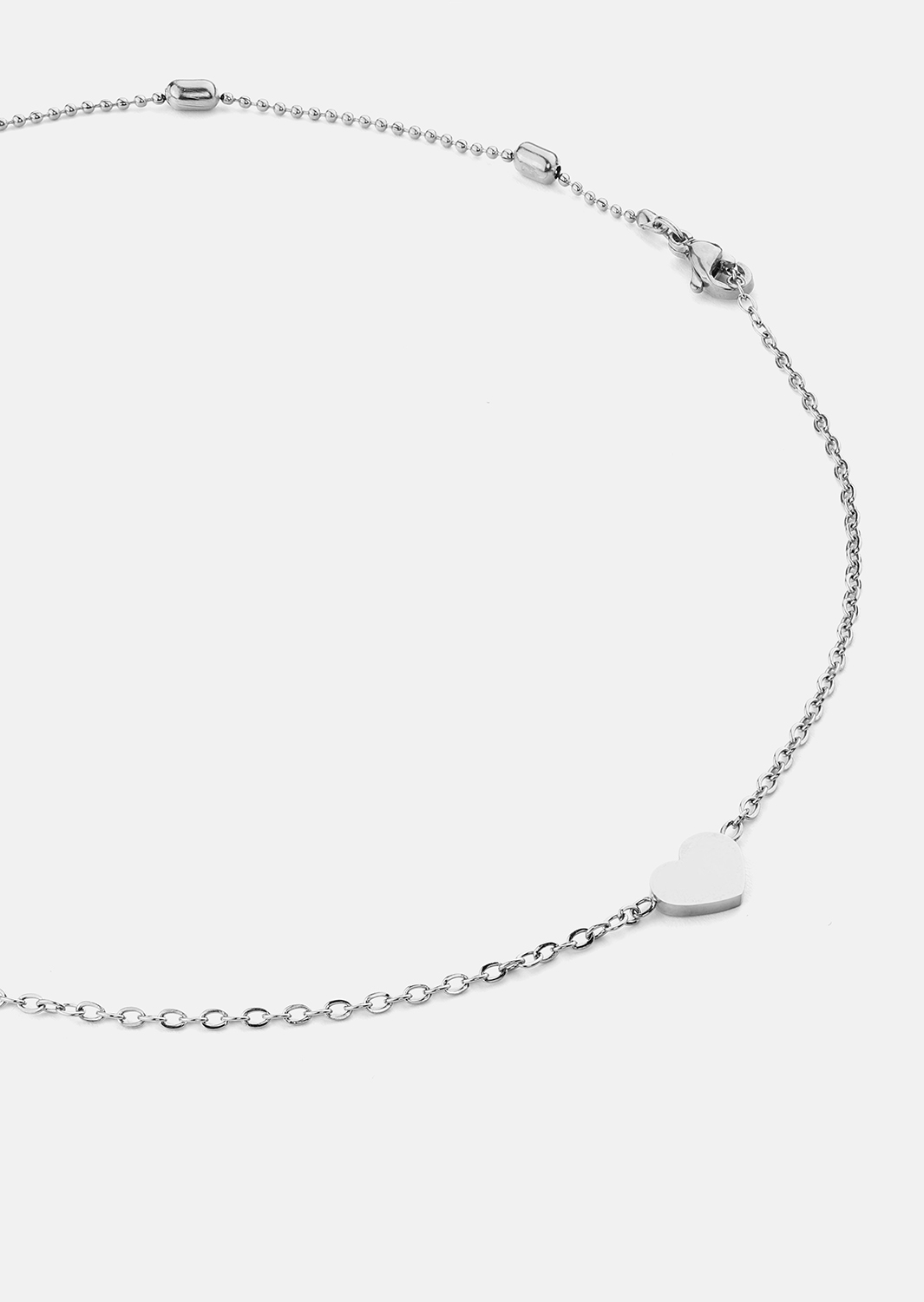 Bransoletka Heart Chain – Posrebrzana