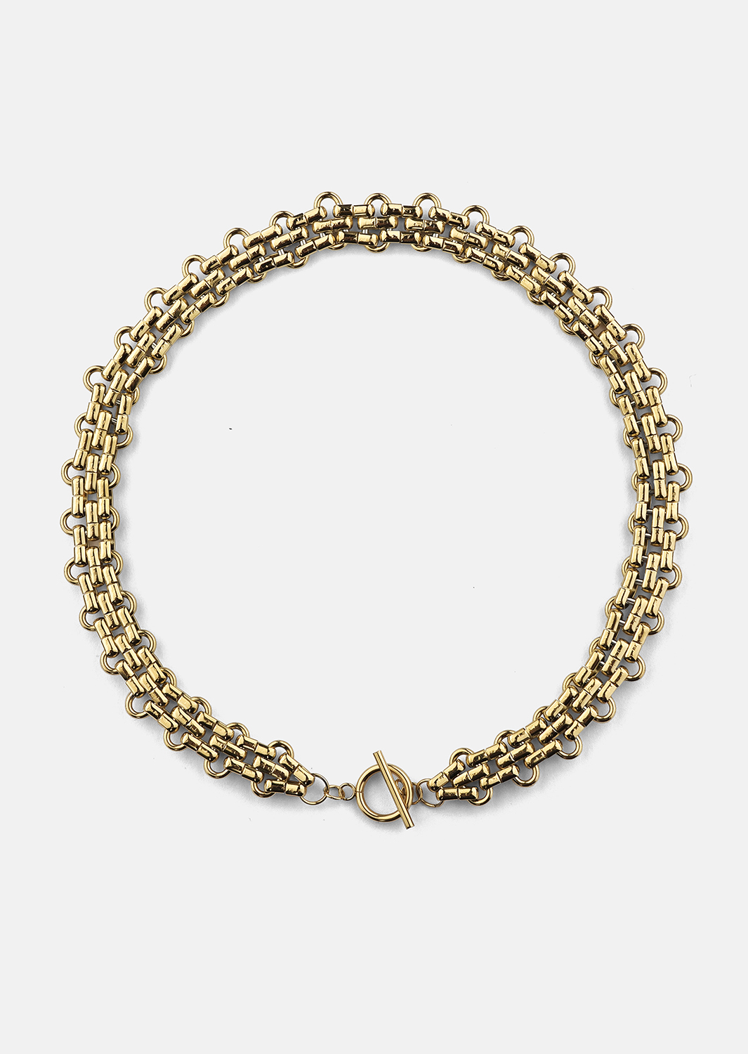 Naszyjnik Bold Weave - 18k Pozłacany