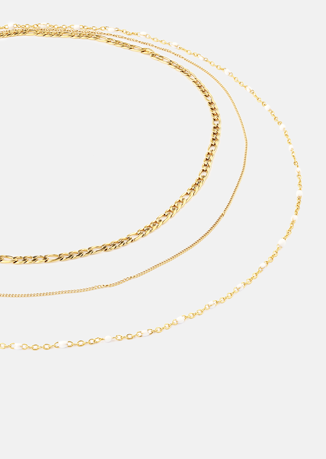 Naszyjnik Layered Elegance - 18k Pozłacany