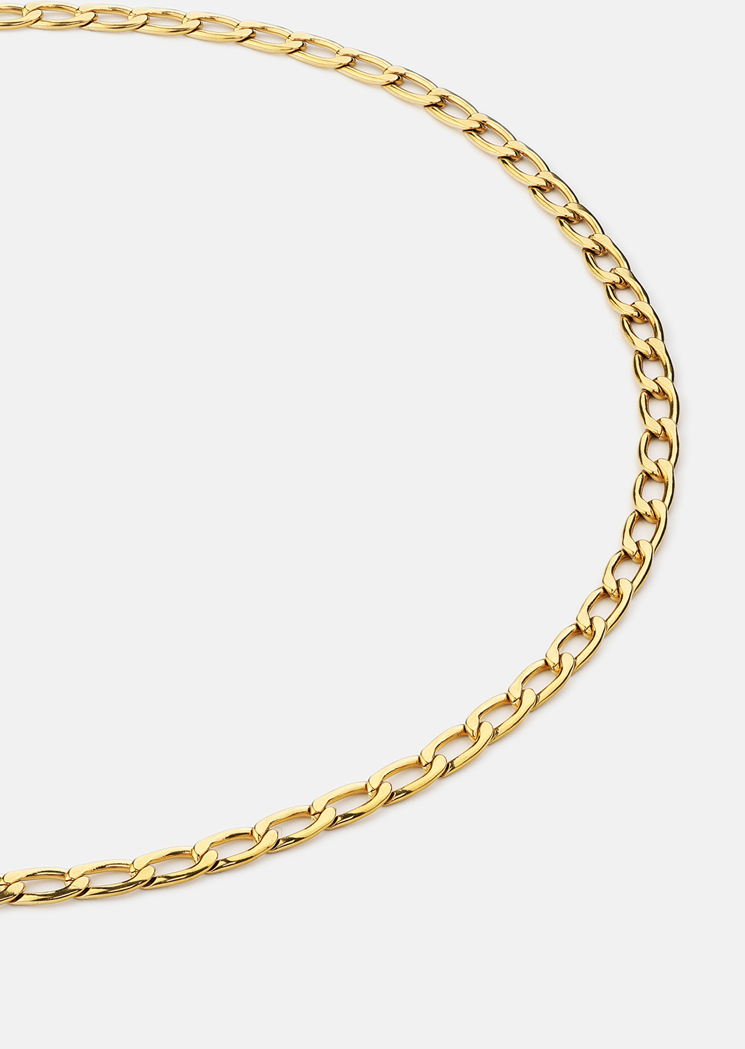 Naszyjnik Figaro Chain - 18k Pozłacany