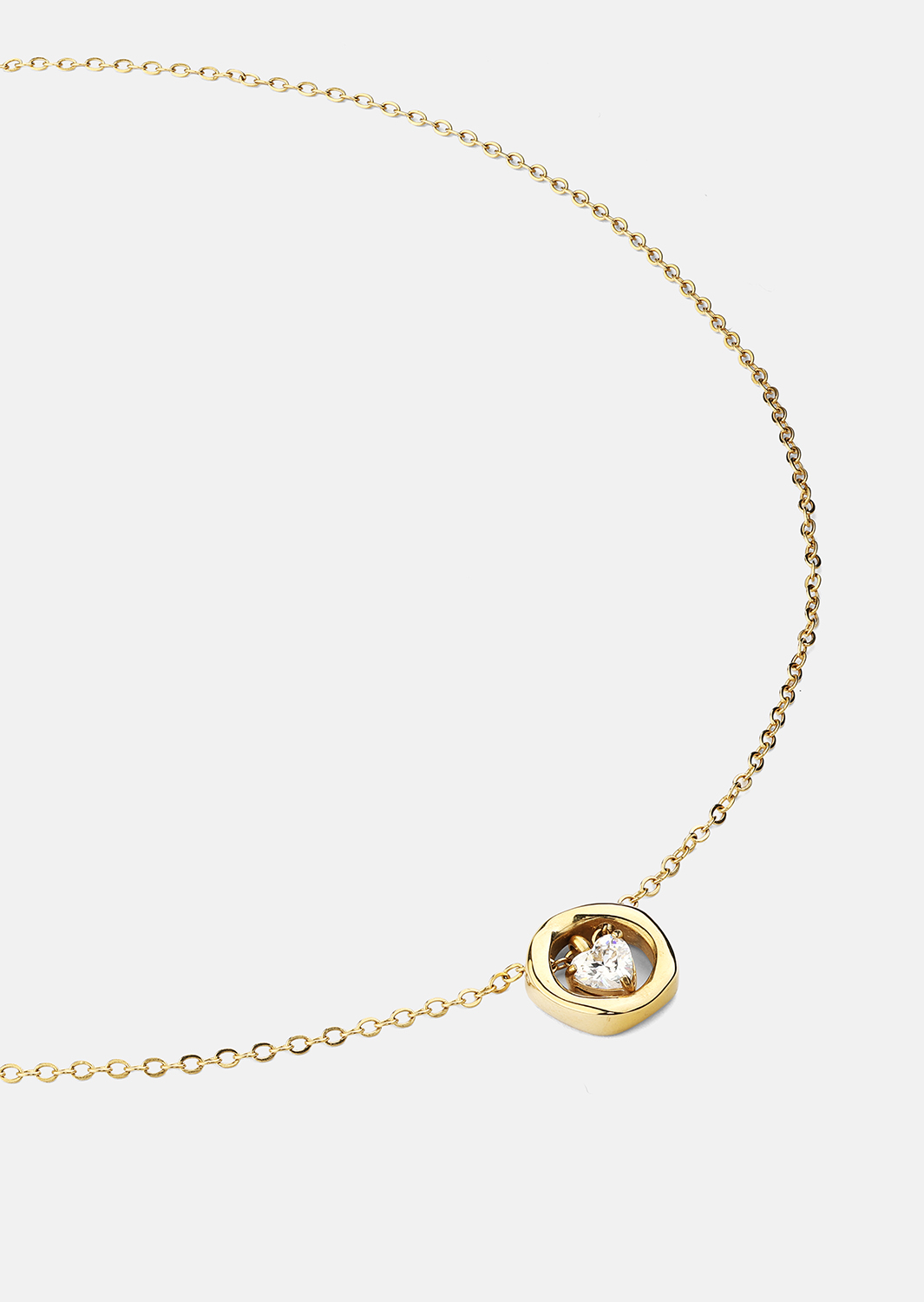 Naszyjnik Golden Heart – 18k Pozłacany