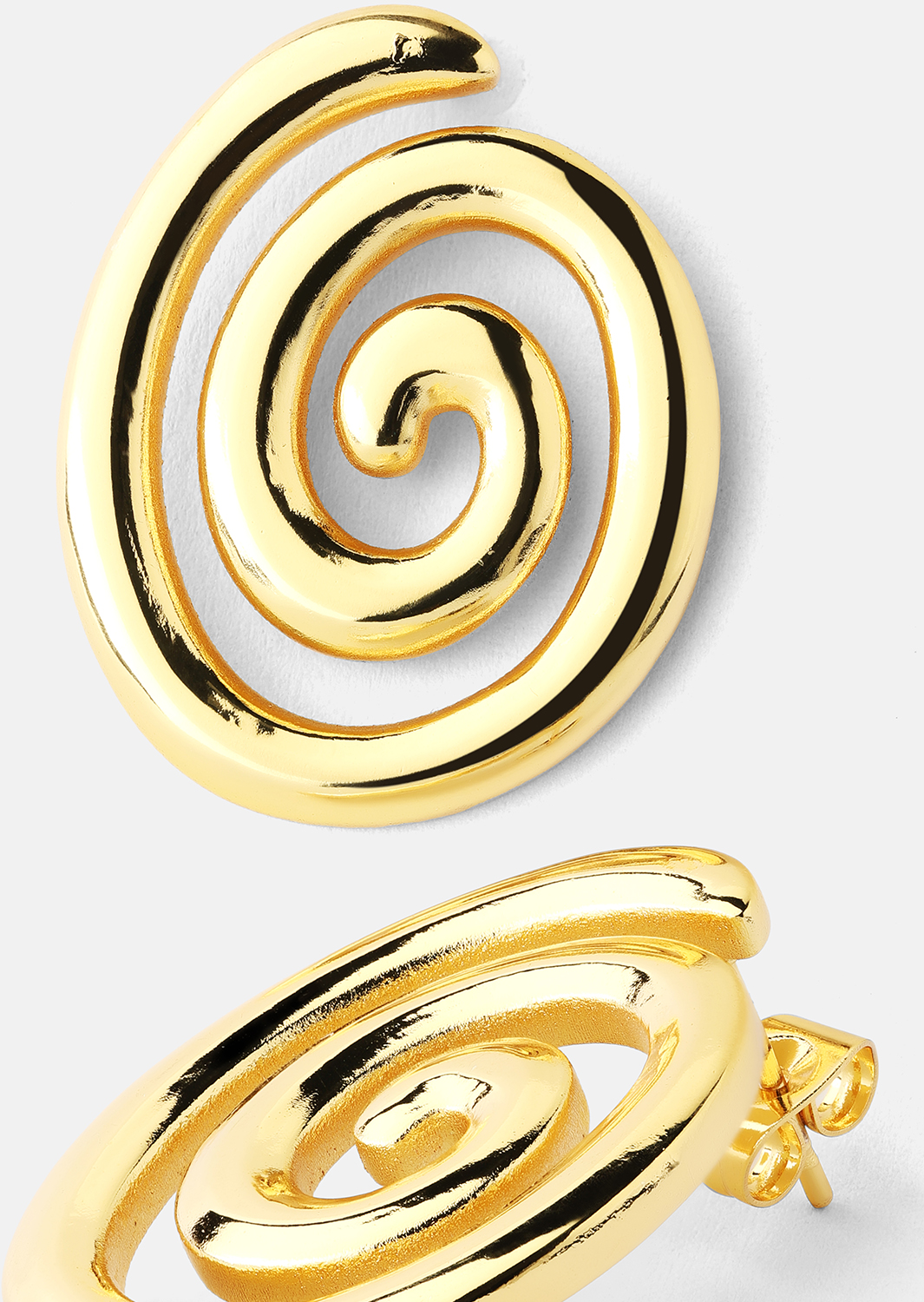 Resin Kolczyk - 18k Pozłacany