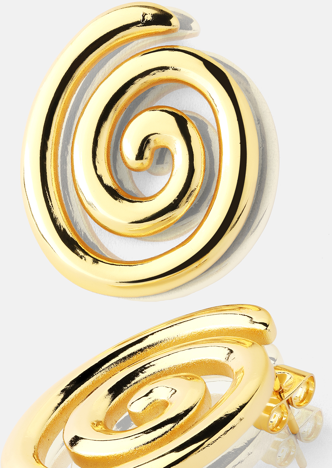 Resin Kolczyk - 18k Pozłacany