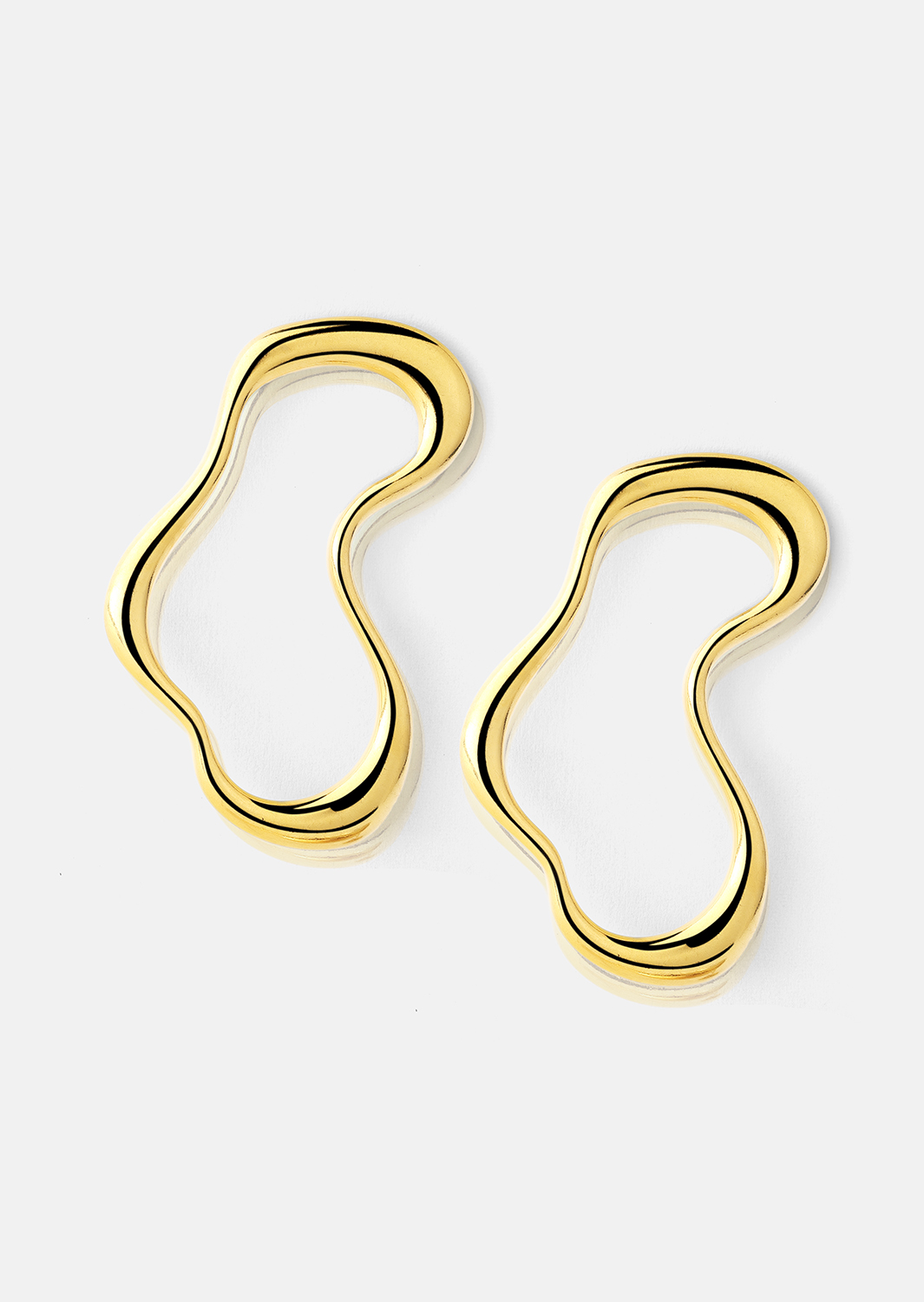 Fluid Glow Kolczyk - 18k Gold Plated