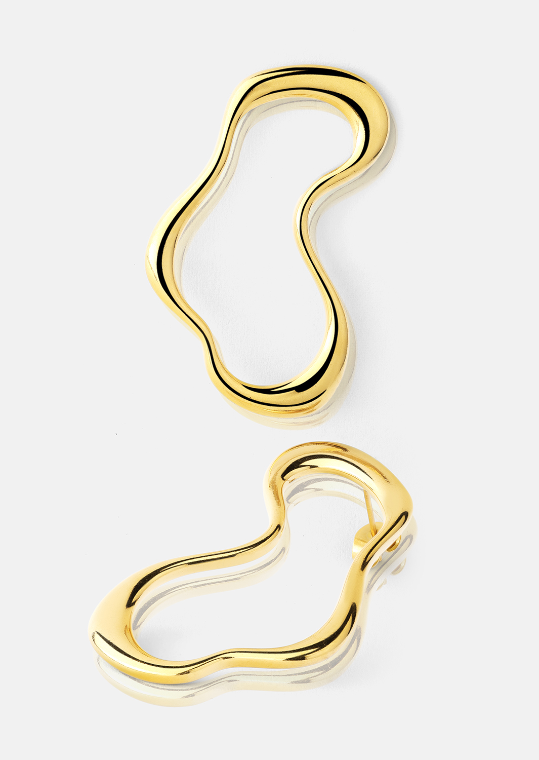 Fluid Glow Kolczyk - 18k Gold Plated