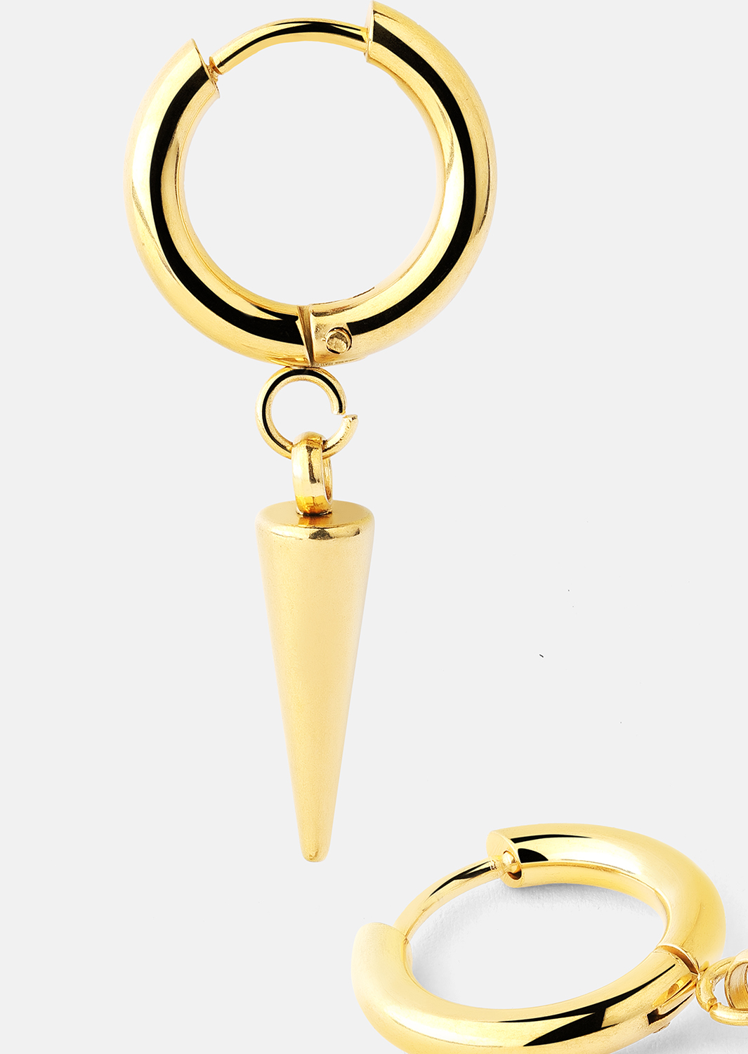 Kolczyk Spike – 18k Pozłacany