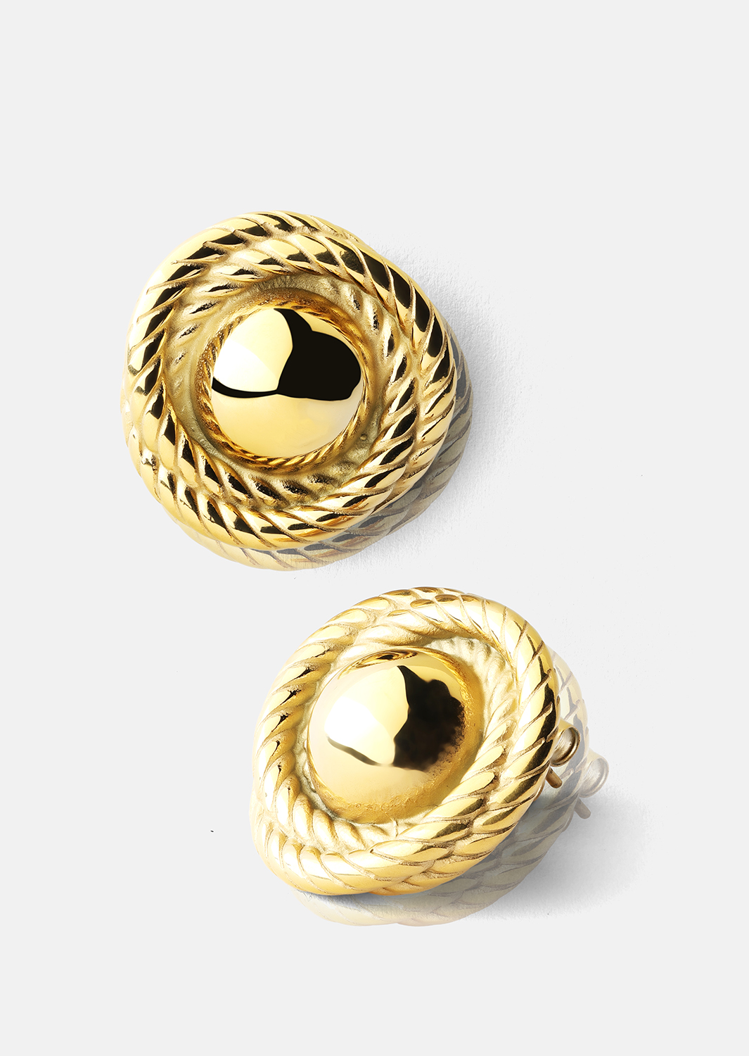 Kolczyk Regal Twist - 18k Pozłacany