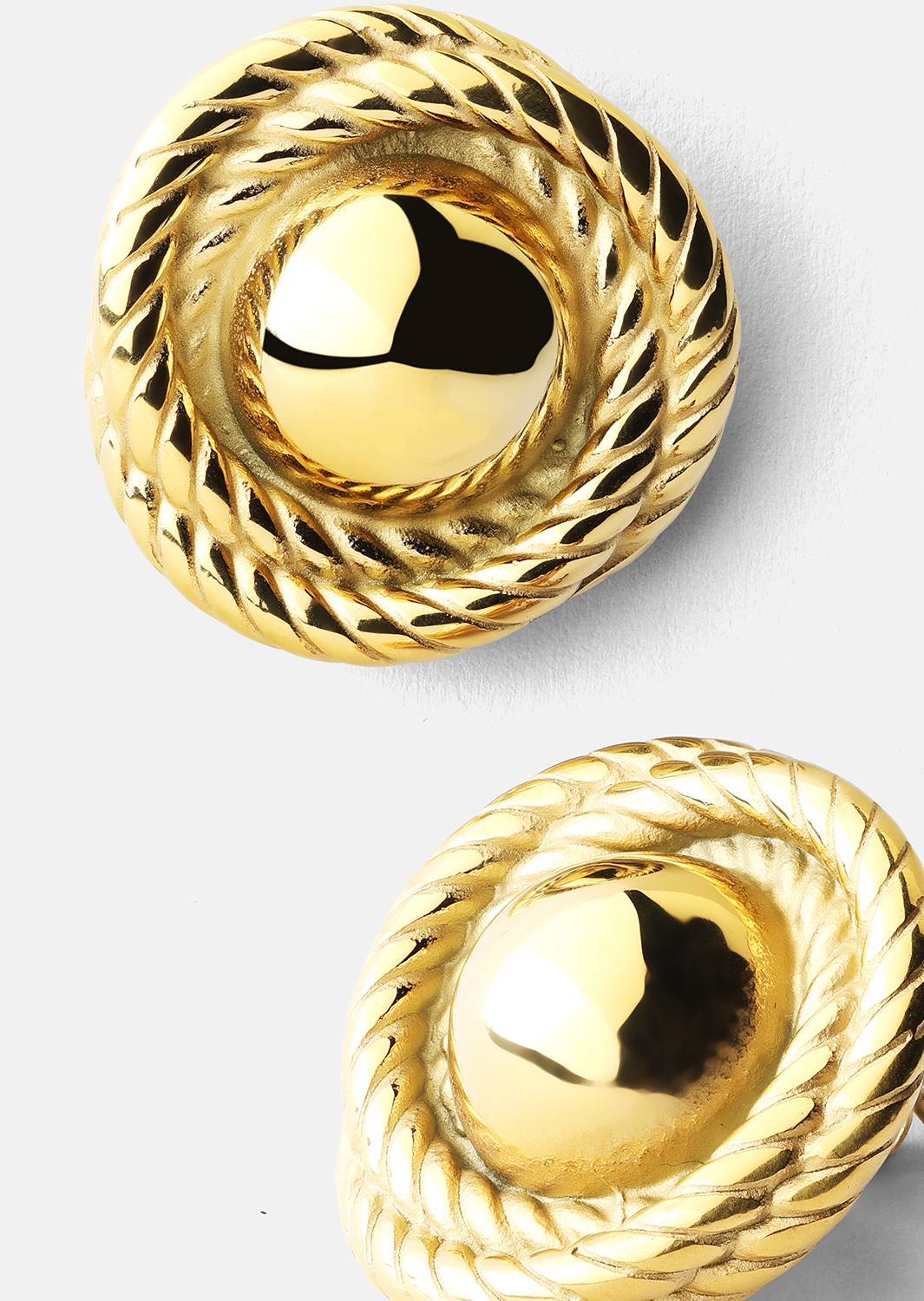 Kolczyk Regal Twist - 18k Pozłacany