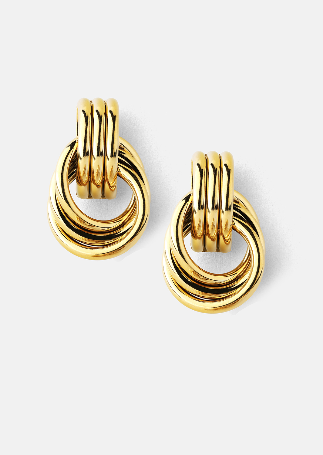 Kolczyk Unity Loop - 18k Gold Plated