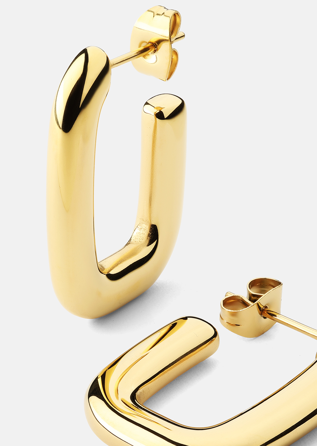 Kolczyk Golden Flow - 18k Pozłacany