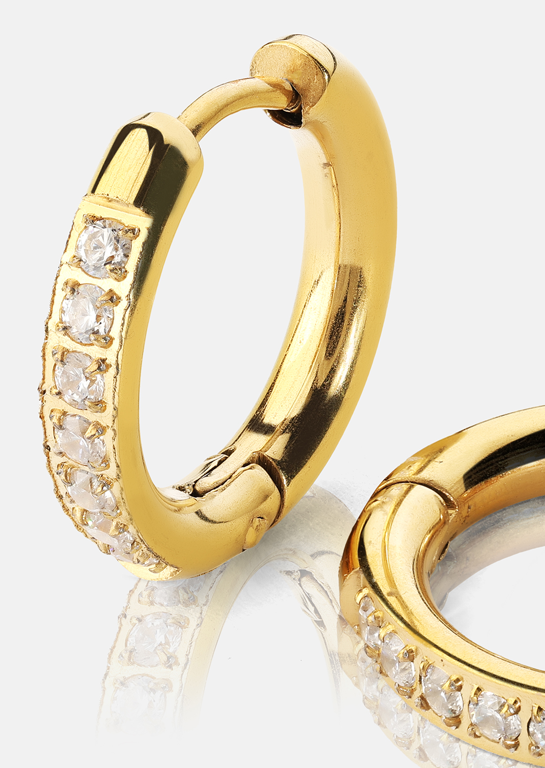 Kolczyki Golden Spark – 18k Pozłacane