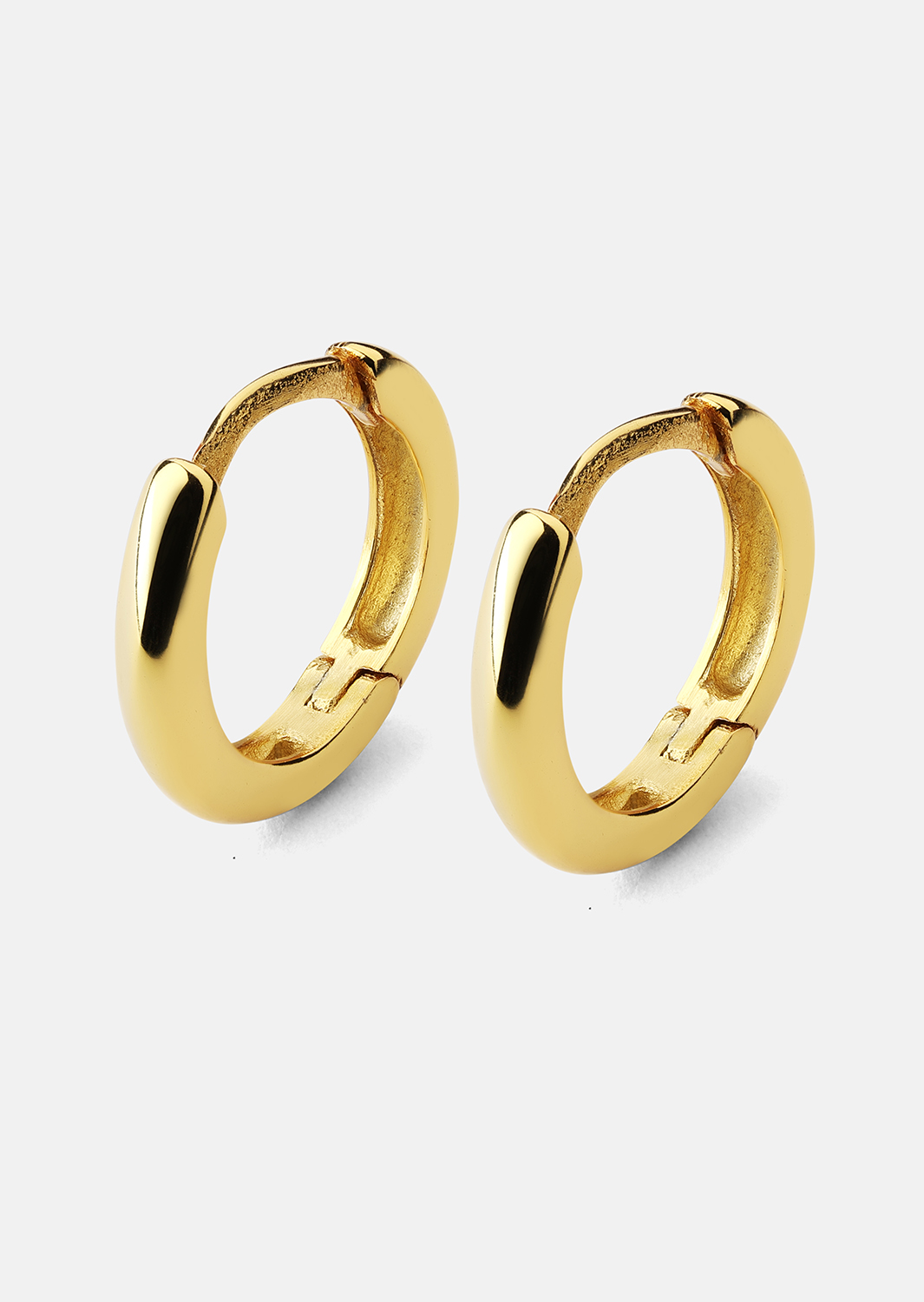 Kolczyki Mini Hoops - 18k Pozłacane