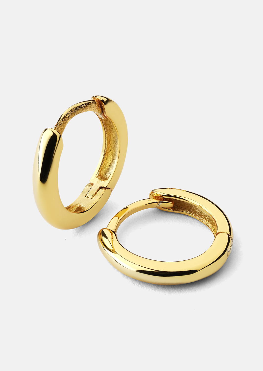 Kolczyki Mini Hoops - 18k Pozłacane