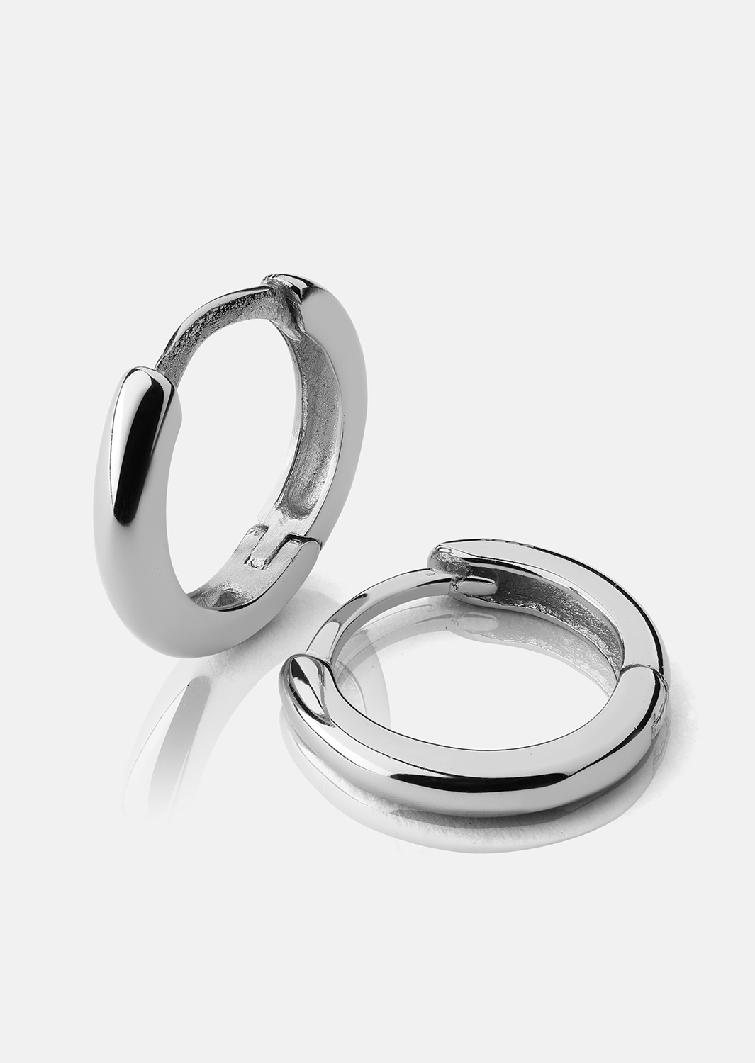 Kolczyki Mini Hoops - Posrebrzane