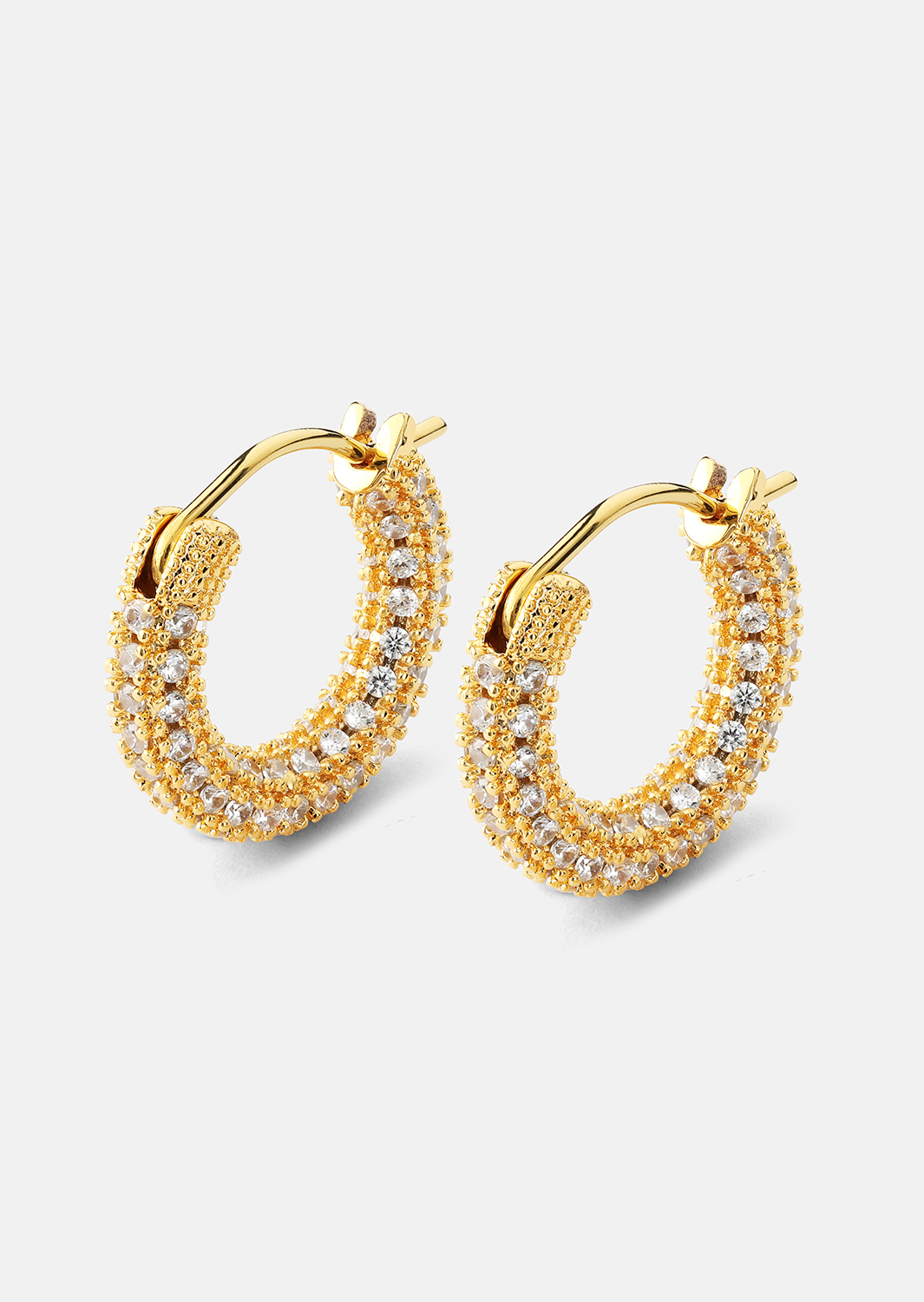 Elegans Kolczyk - 18k Pozłacany