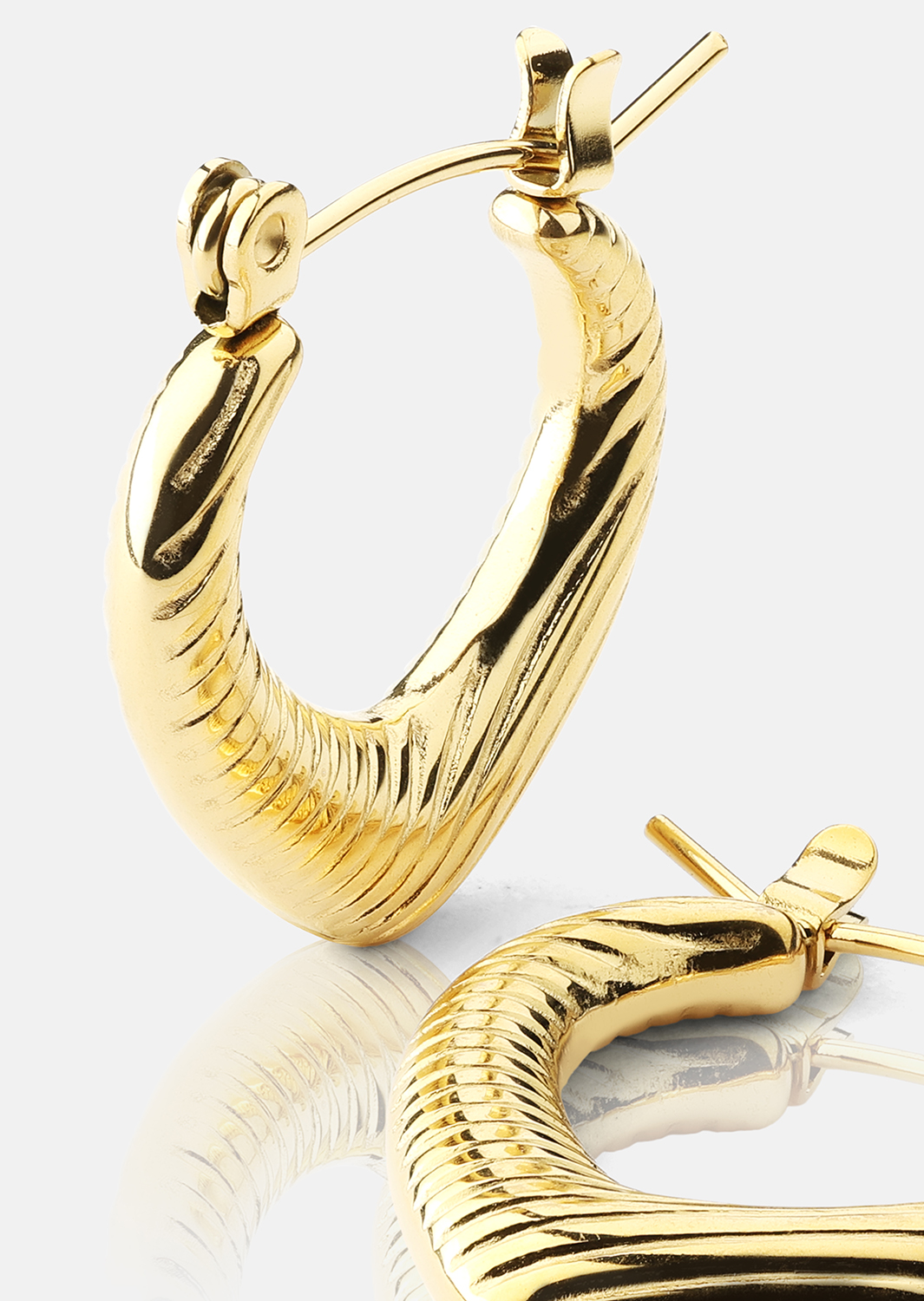 Kolczyki Elegans – 18k Pozłacane