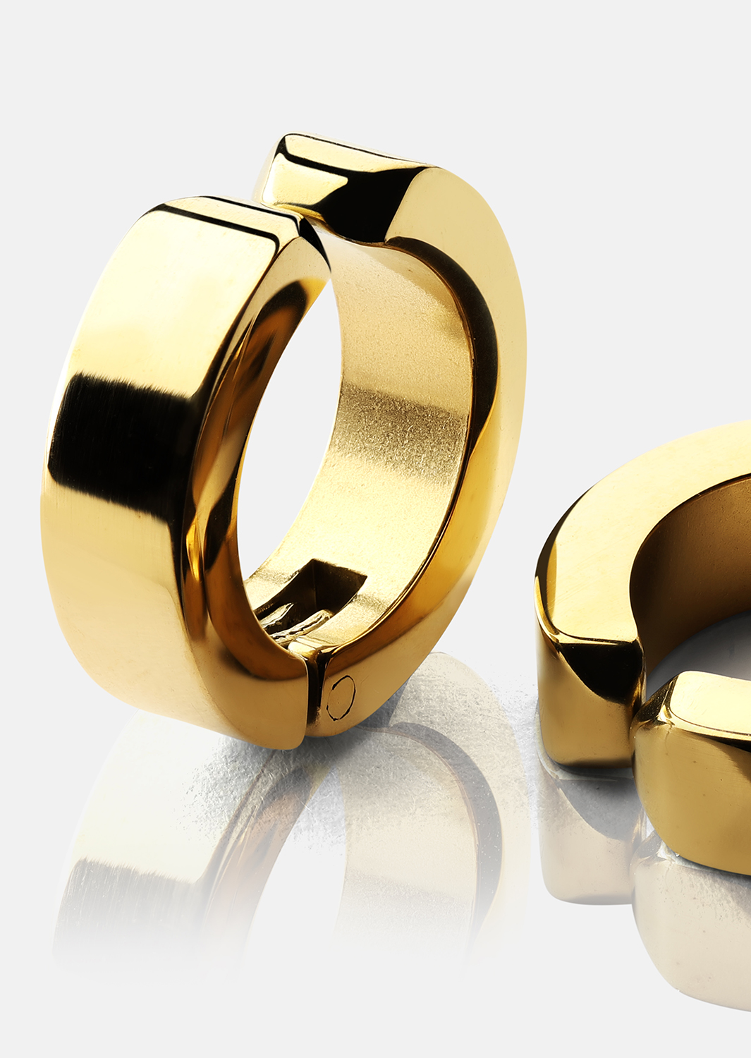 Kolczyk Petite Hoop - 18k Gold Plated