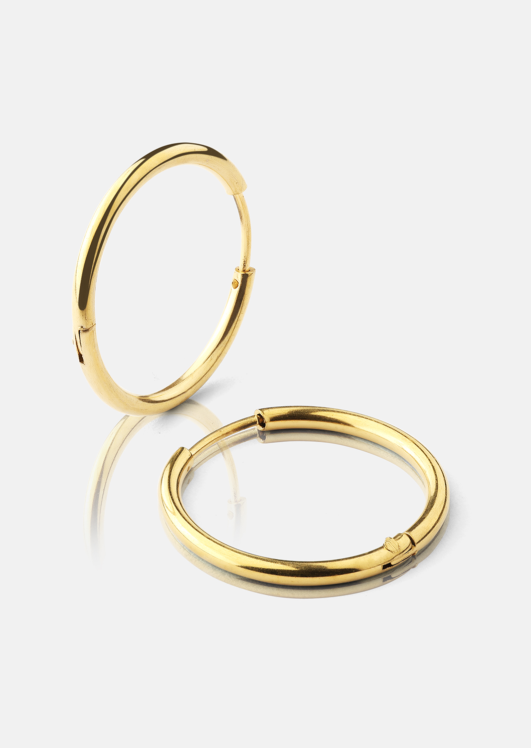 Kolczyk Classic Medium - 18k Pozłacany