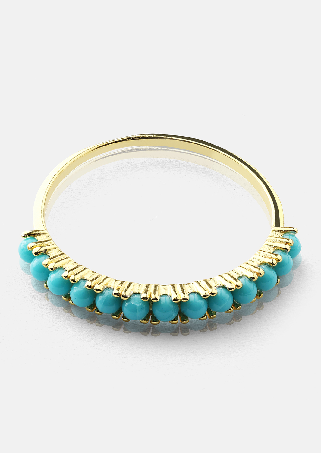 Blue Pearl Elegance Ring - 18k Gold Plated