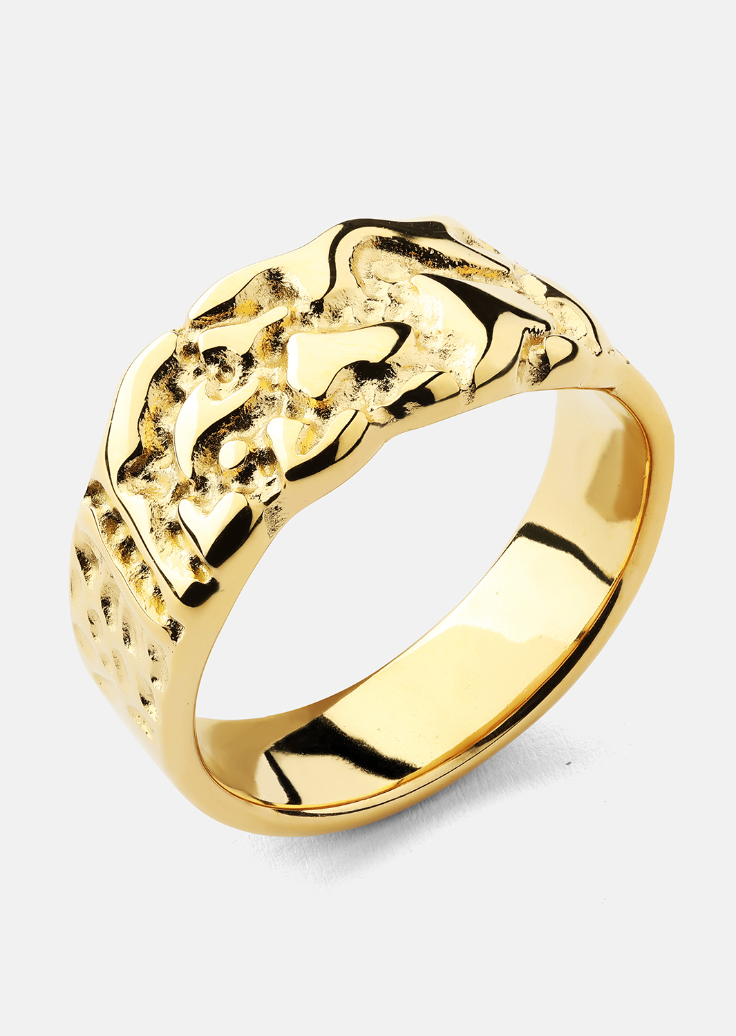 Eterna Pierścionek - 18k Pozłacany