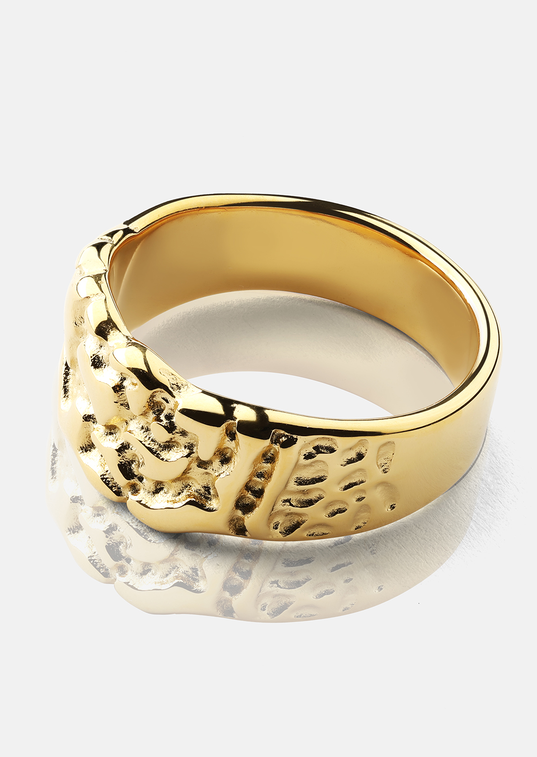 Eterna Pierścionek - 18k Pozłacany