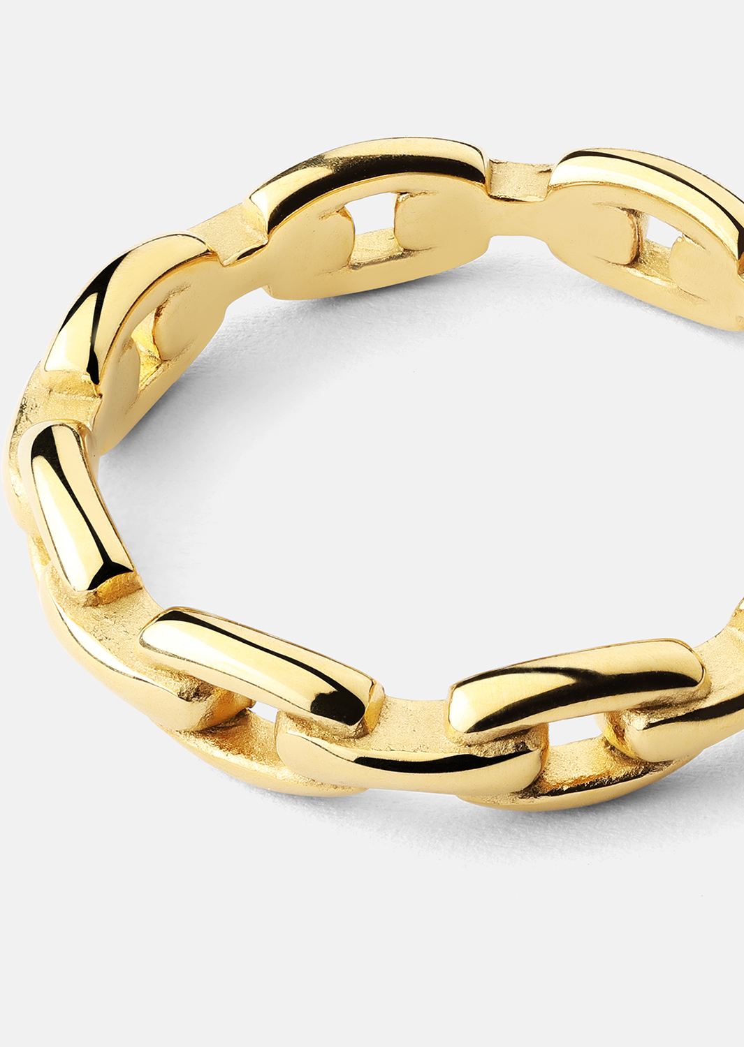  Piers`cionek Bold Chain - 18K Plated Gold
