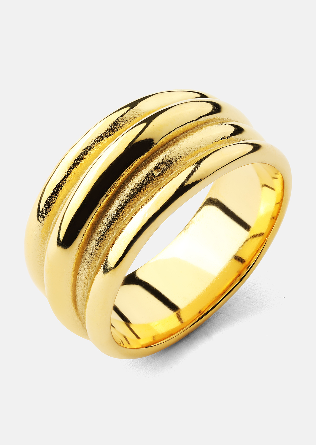 Piers´cionek Aurora Bold - 18K Pozłacany