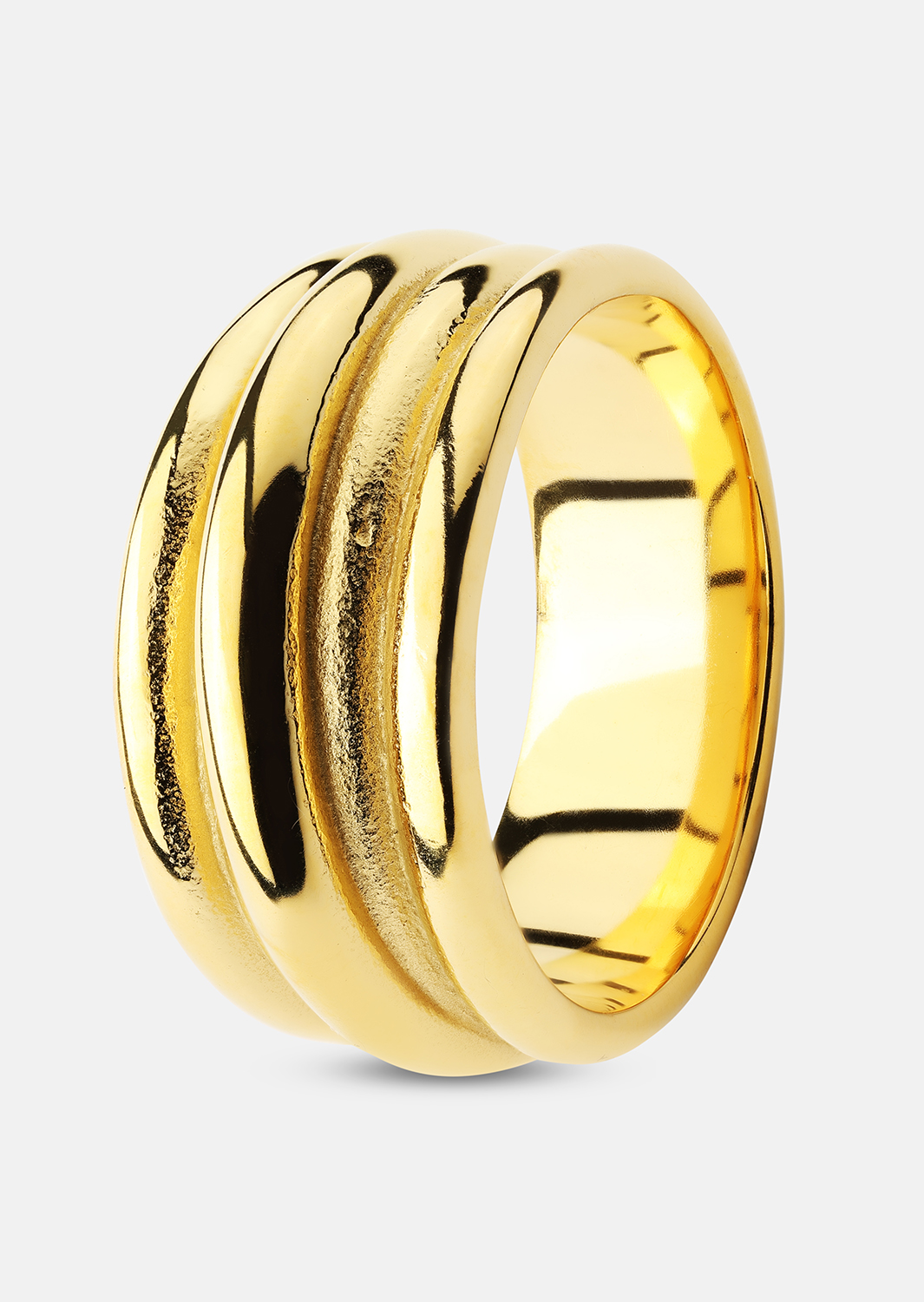 Piers´cionek Aurora Bold - 18K Pozłacany