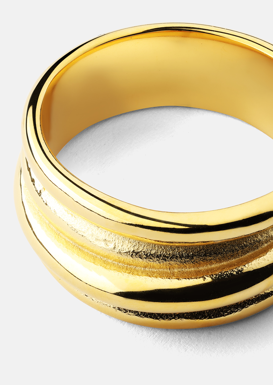 Piers´cionek Aurora Bold - 18K Pozłacany